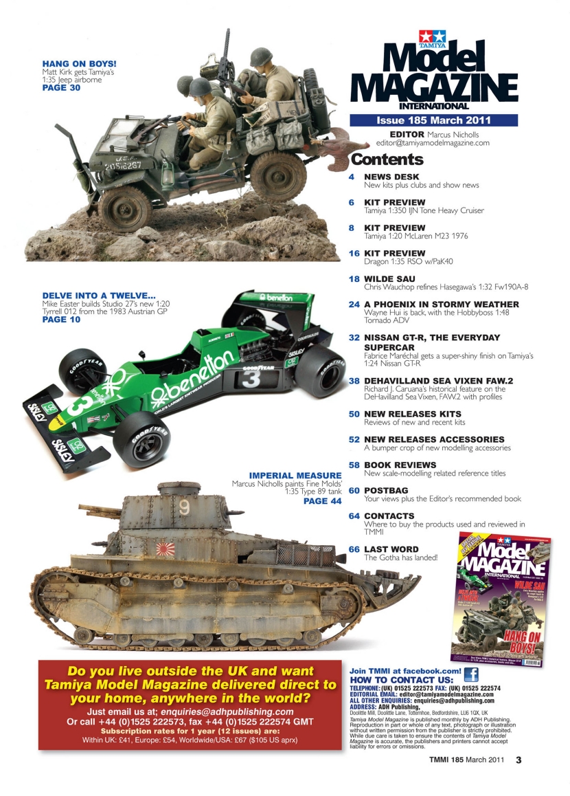 Tamiya Model Magazine 185 (2011.03)